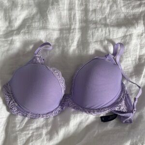 NWOT Natori Feathers Lavender Lace Women's Bra